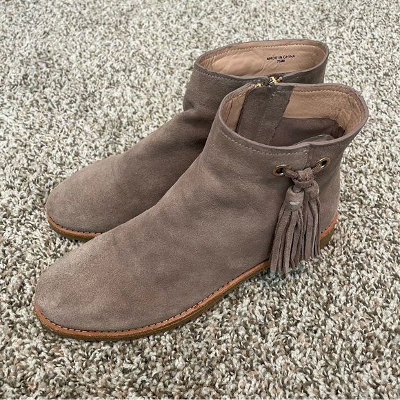 KATE SPADE NEW YORK
Suede Tassel Accents Boots - Picture 4 of 9